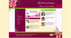 Desktop Screenshot of jbflowerdesigns.co.uk